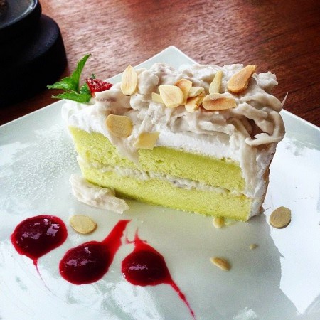 Young coconut cake