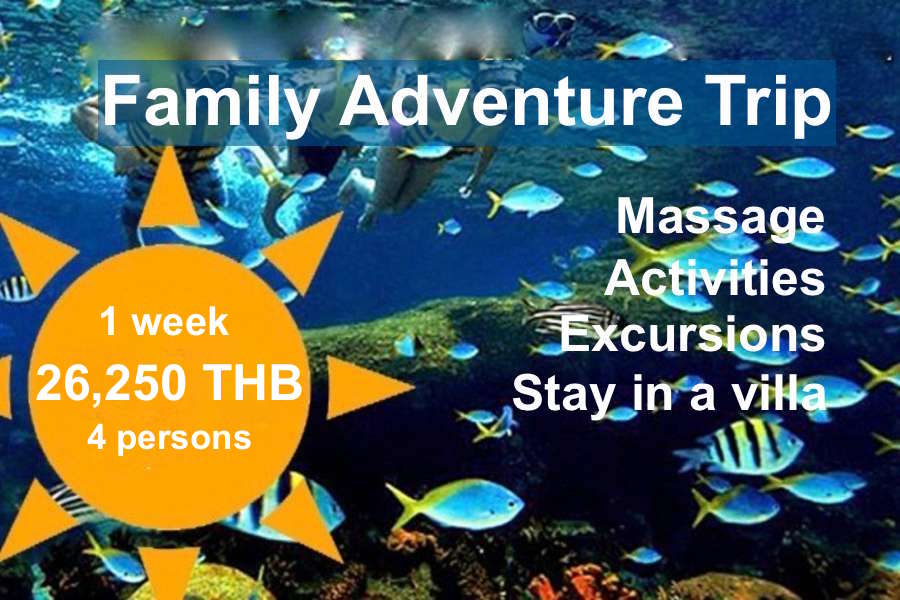 Family Adventure Trip package tour VIP Real Estate Mae Rampheung Beach Rayong Thailand