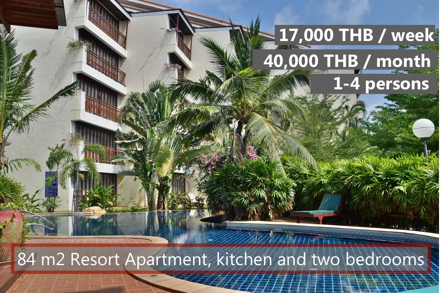 E Rent a 2-bedroom big luxury apartment in VIP Chain Resort Rayong