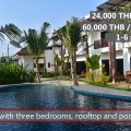 E Rent a big luxury house with roof-top terrace and pool access in Rayong